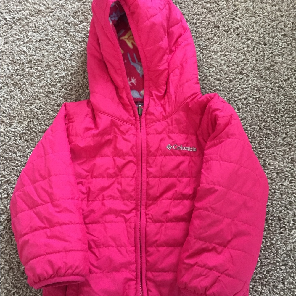 Columbia reversible puffer jacket